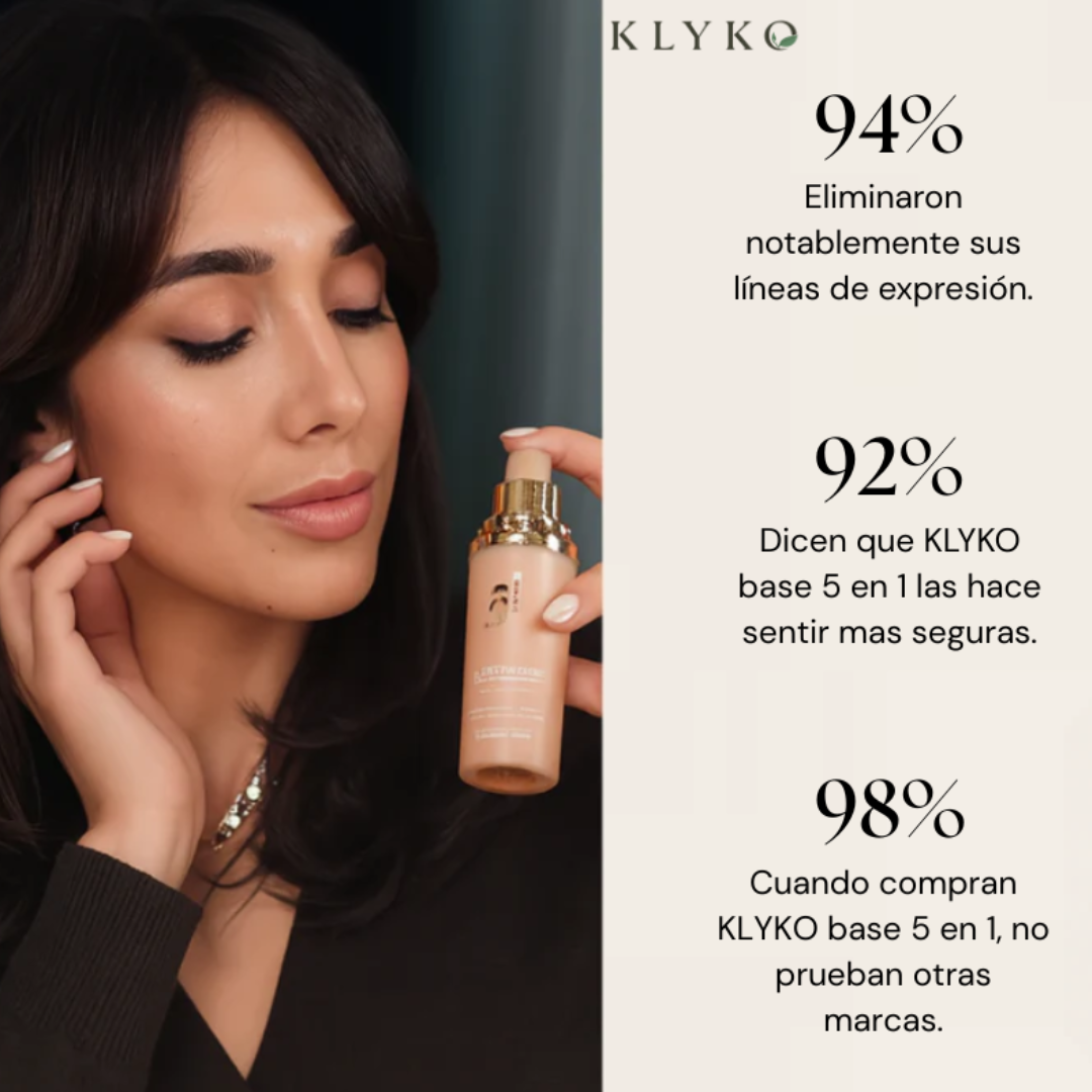 Protege tu Piel y Renueva tu Belleza | KLYKO Base 5 en 1