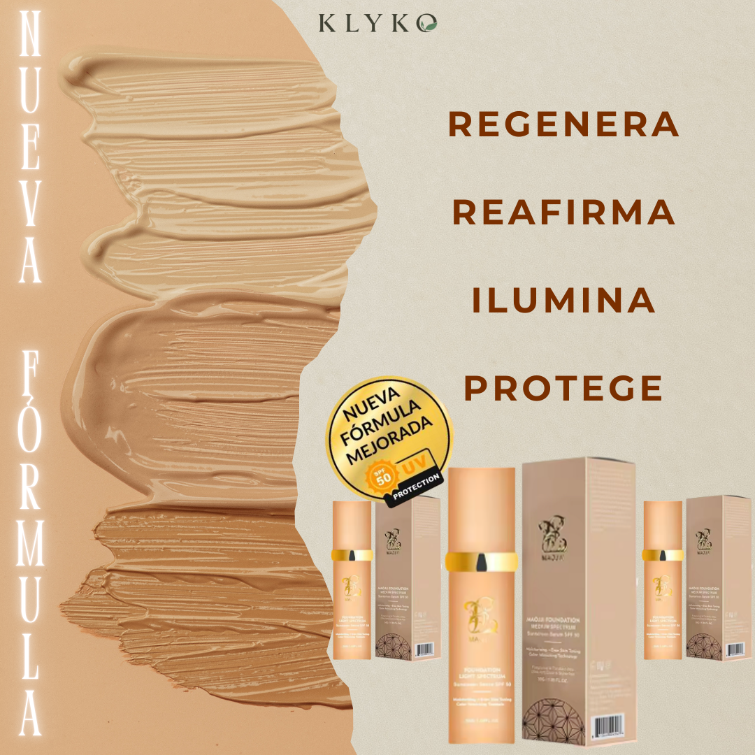 Protege, Revitaliza y Renueva tu belleza KLYKO Base 5 en 1