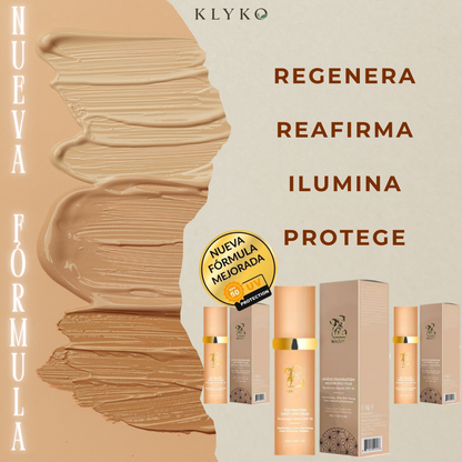 Protege, Revitaliza y Renueva tu belleza KLYKO Base 5 en 1