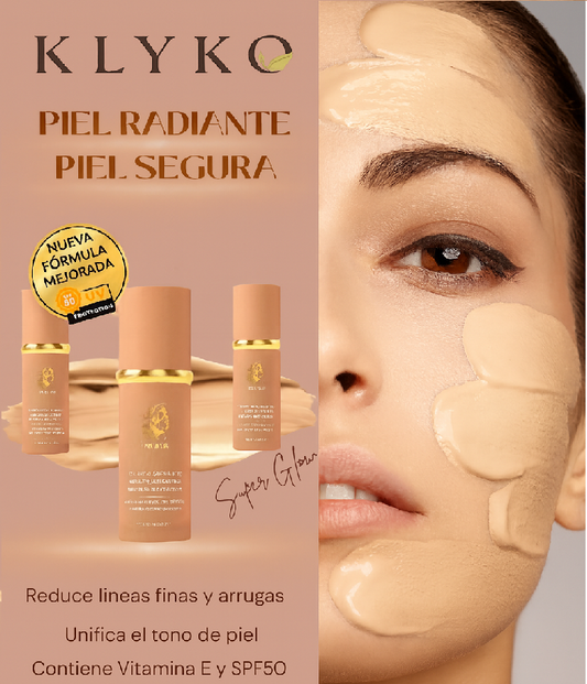 Protege, Revitaliza y Renueva tu belleza KLYKO Base 5 en 1